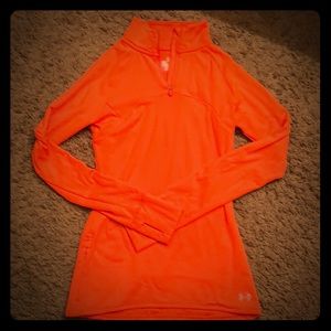 Under Armour 3/4 zip running shirt, small